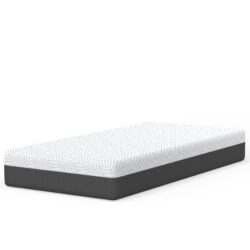 Pur Chill - 10" Twin Long Medium Firm Mattress With Phase Change Cooling Fabric - White / Gray