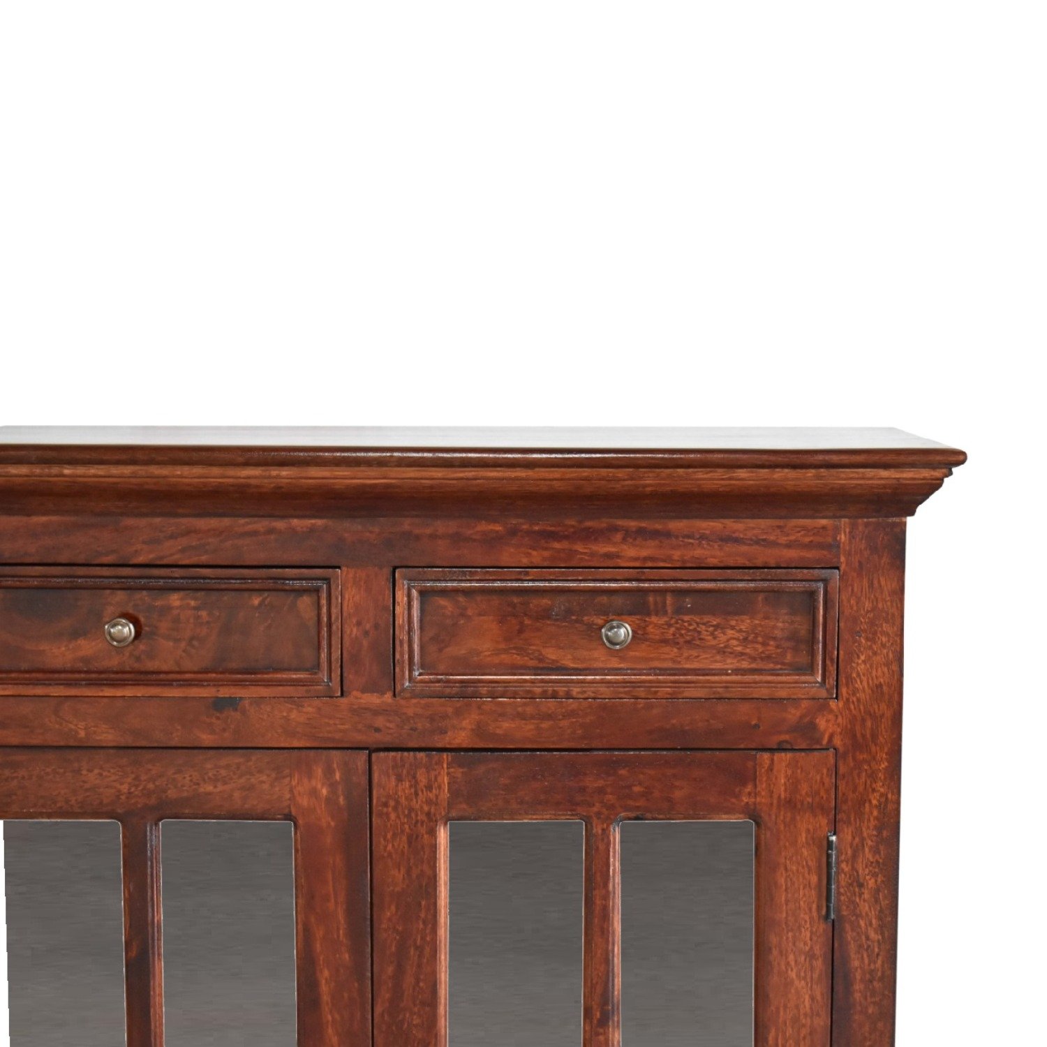 Large Glazed Sideboard - Cherry - Image 19
