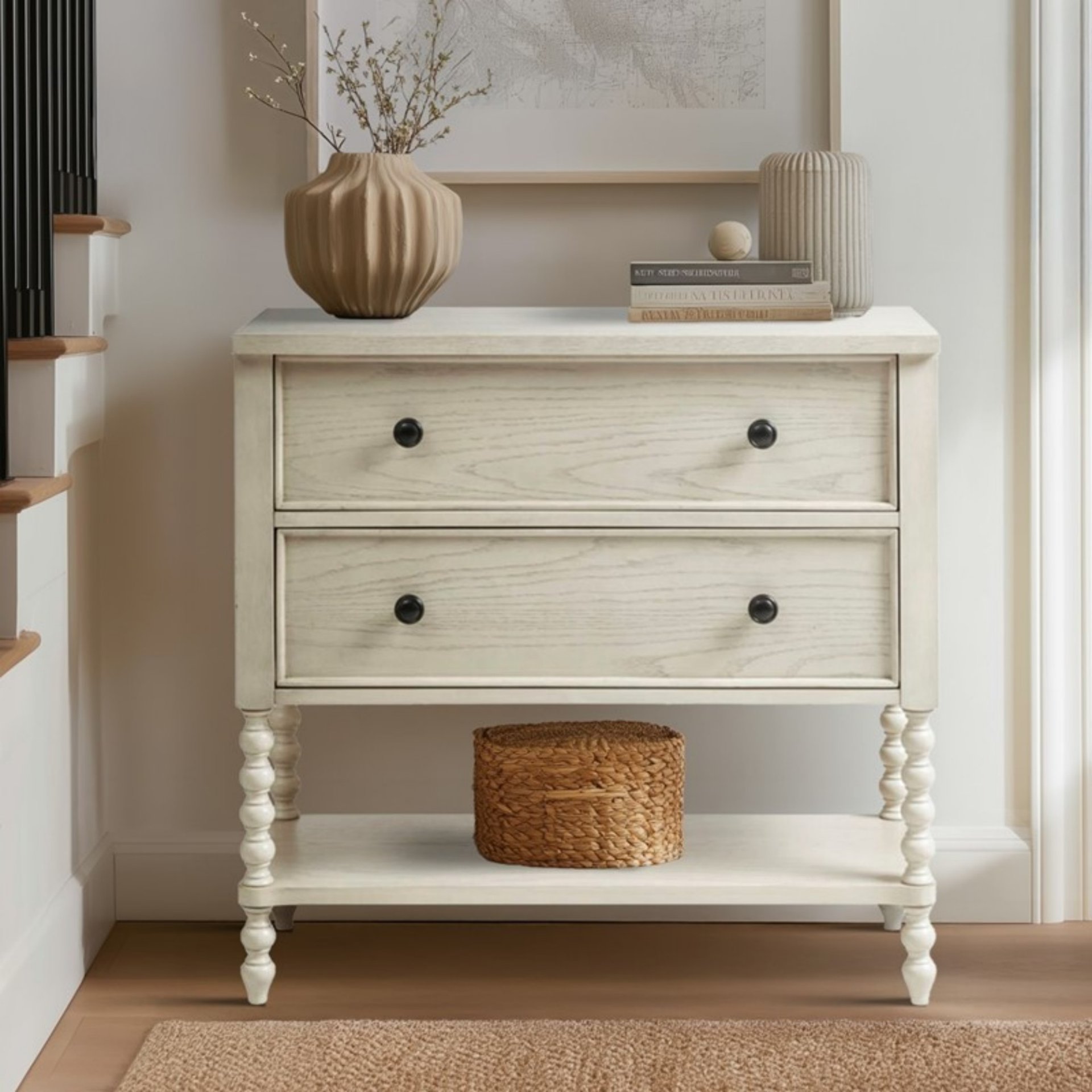 Beckett - 2 Drawer Accent Chest - Natural - Image 2