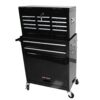 High Capacity Rolling Tool Chest With Wheels And Drawers, 8 Drawer Tool Storage Cabinet - Black - Image 5