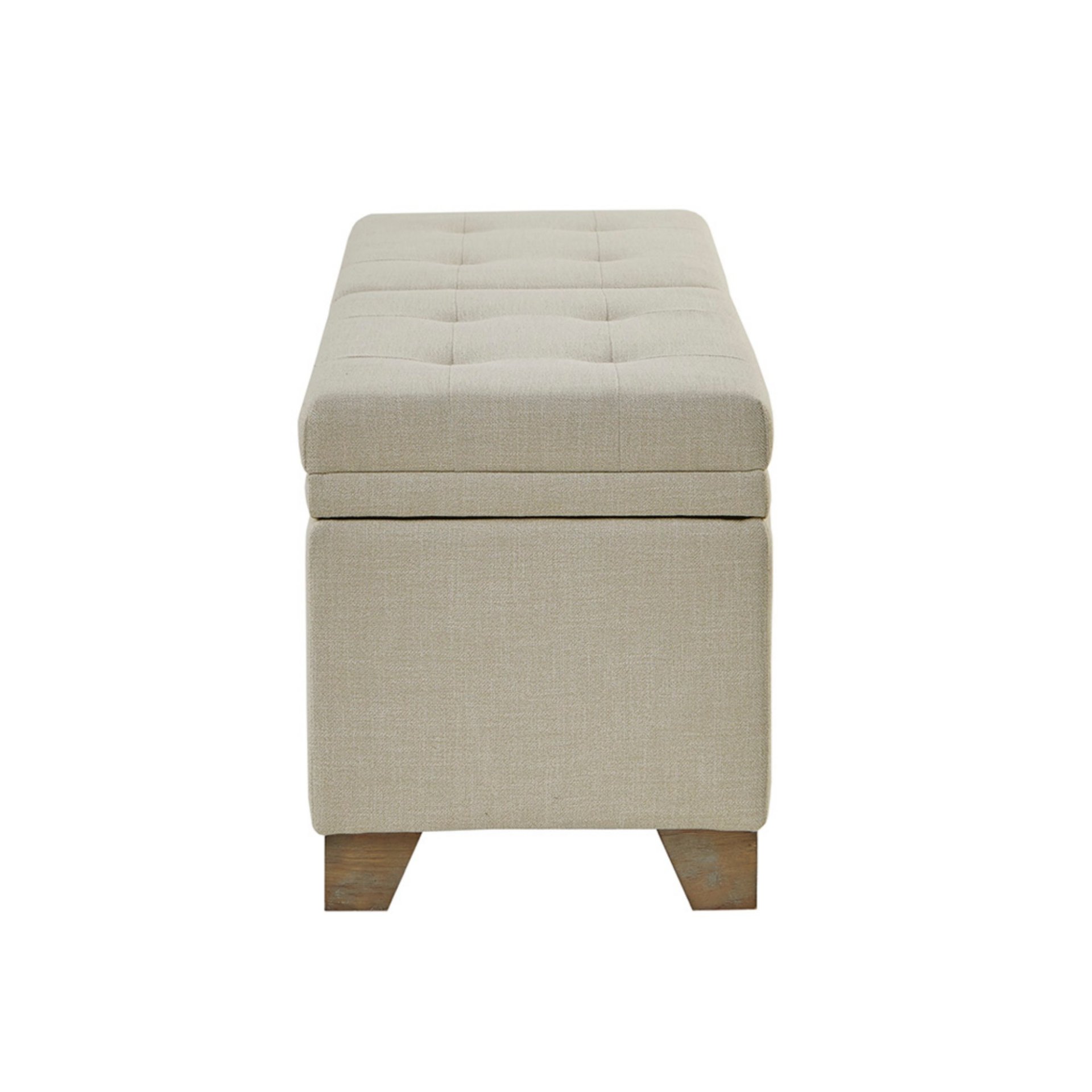 Soft Close Storage Bench Upholstered - Natural - Image 5