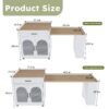 Expandable Kitchen Island With Dining Table - White - Image 3