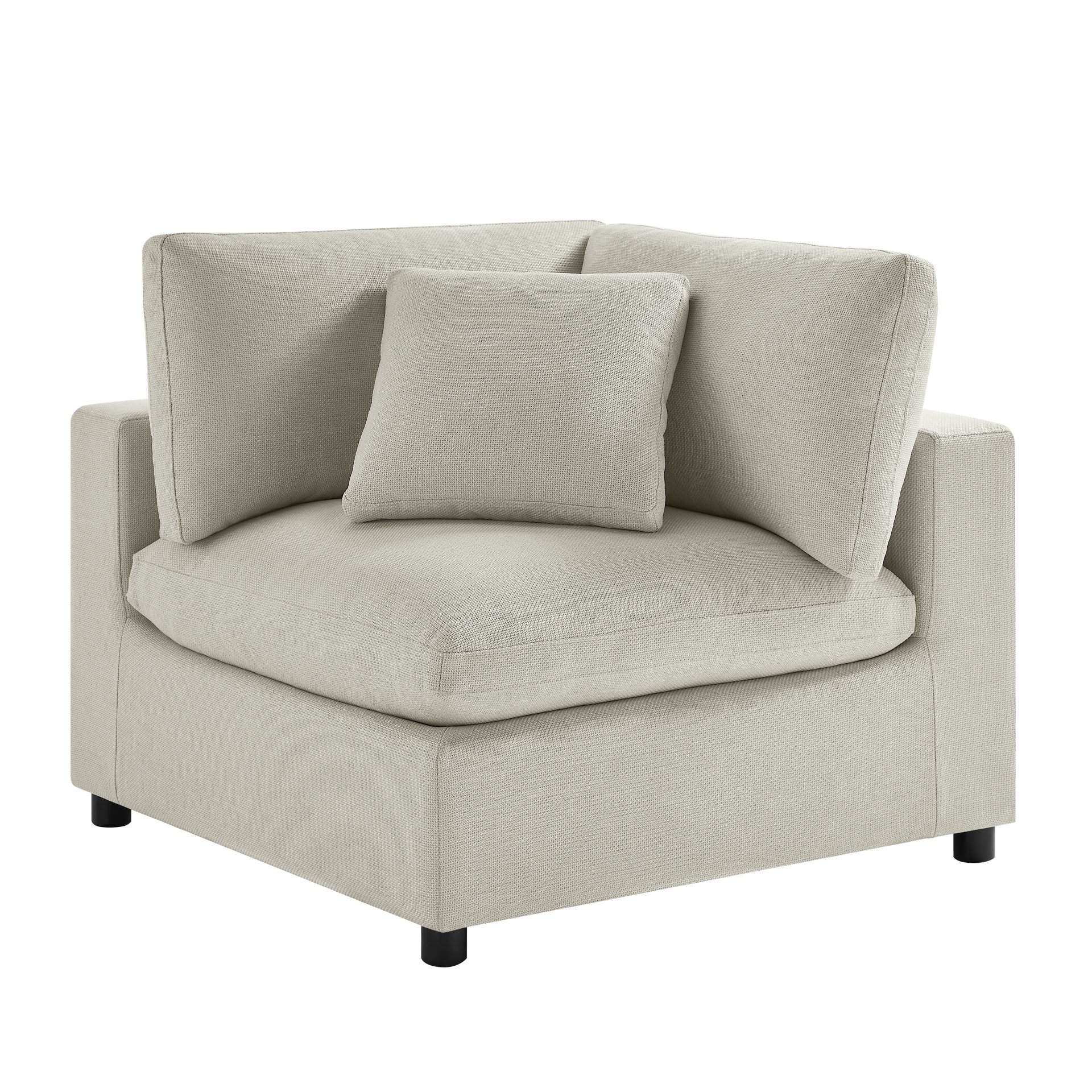 Cassandra - Modular 6 Piece Sectional - Beige - Image 6