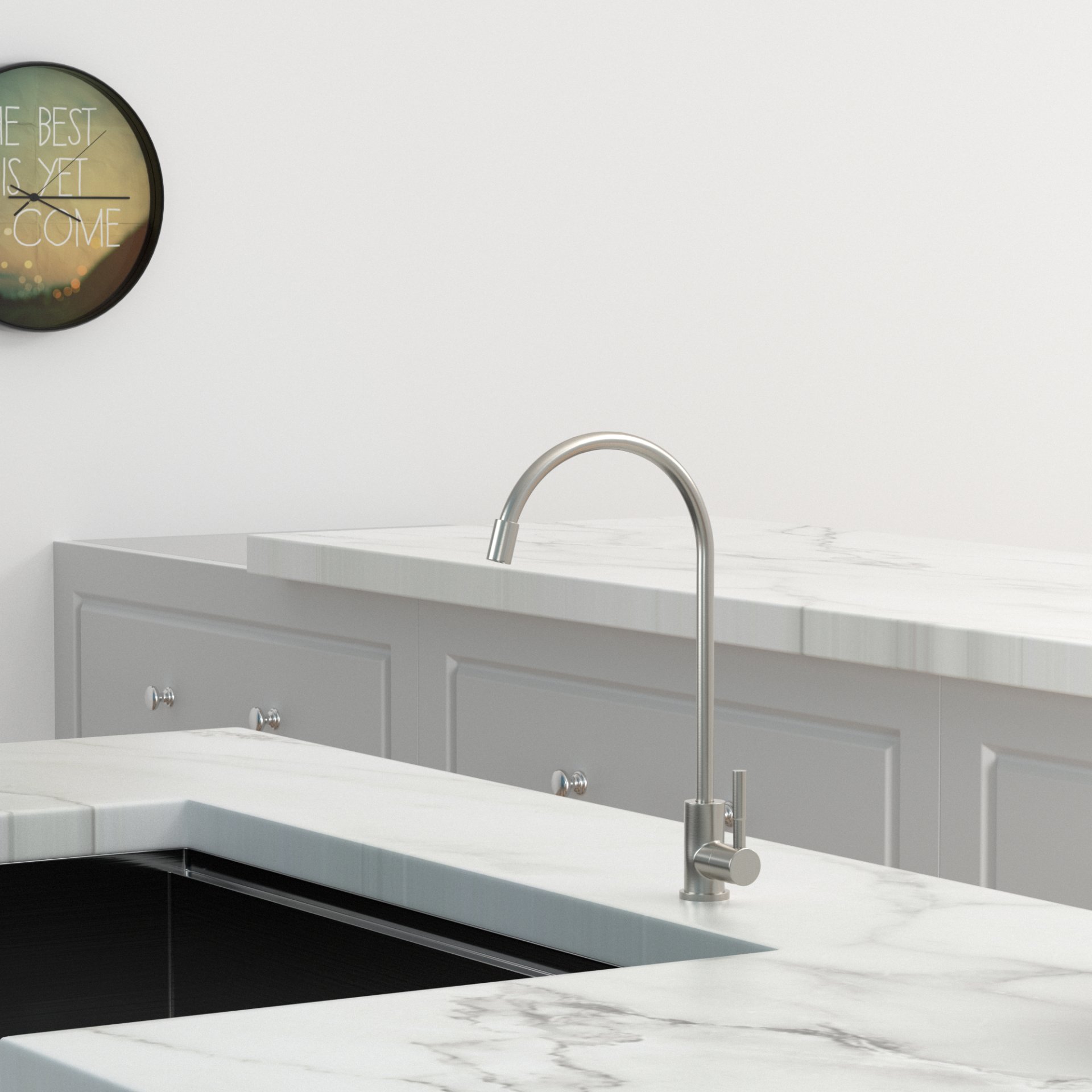 Design Lead Free Drinking Water Faucet - Brushed Nickel - Image 5