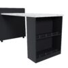 Expandable Kitchen Island With Dining Table - Black - Image 5