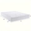 10" King Mattress, Innerspring Hybrid With Gel Foam For Motion Isolation, Pressure Relief & Edge Support - White - Image 3