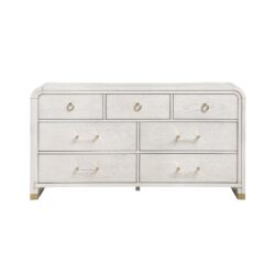 Malco - Dresser With Gold Detailing - Oak