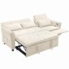 2 In 1, 3 Seater Sofa With Pull Out Bed And Reversible Recliner - Beige - Image 20