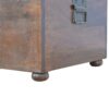 Linen Storage Trunk - Chestnut / White Linen - Image 8