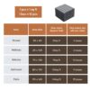 10 Piece Interlocking Deck Tiles Striped Pattern, Square Acacia Hardwood Outdoor Flooring For Patio, Bancony, Pool Side - Light Gray - Image 29
