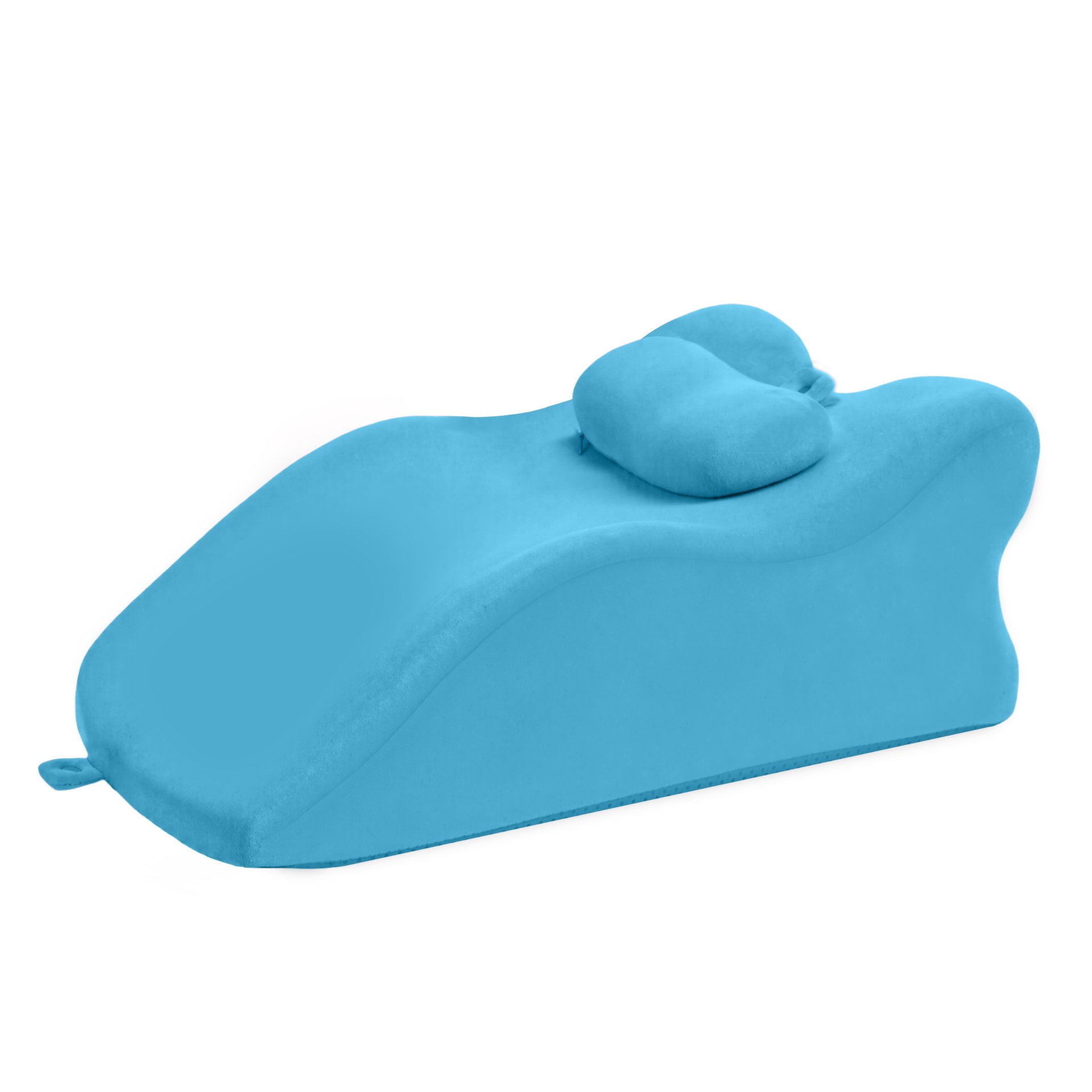 Ergonomic Spinal Posture Support Bed Pillow - Blue - Image 17