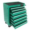 7 Drawers Multifunctional Tool Cart & Wheels - Green - Image 6