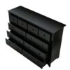 10 Drawer Dresser For Bedroom Ample Storage, Sturdy & Safe - Black - Image 5