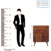 Curved Nordic Charm Cabinet - Brown - Image 11