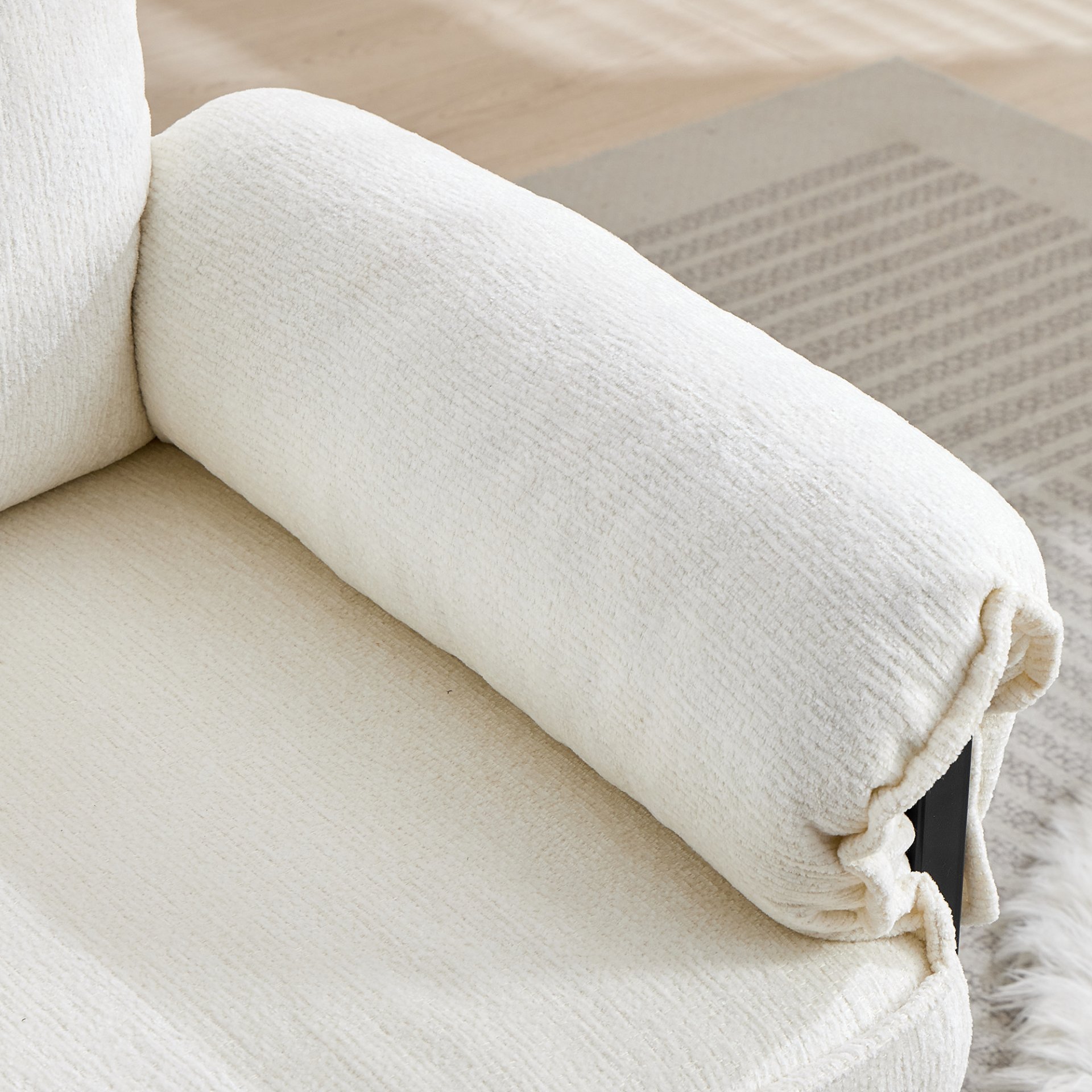 Adjustable Frame Sofa - Creamy White - Image 5