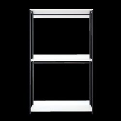 Fiona - Wood And Metal Walk In Closet With Shelf Melamine - White