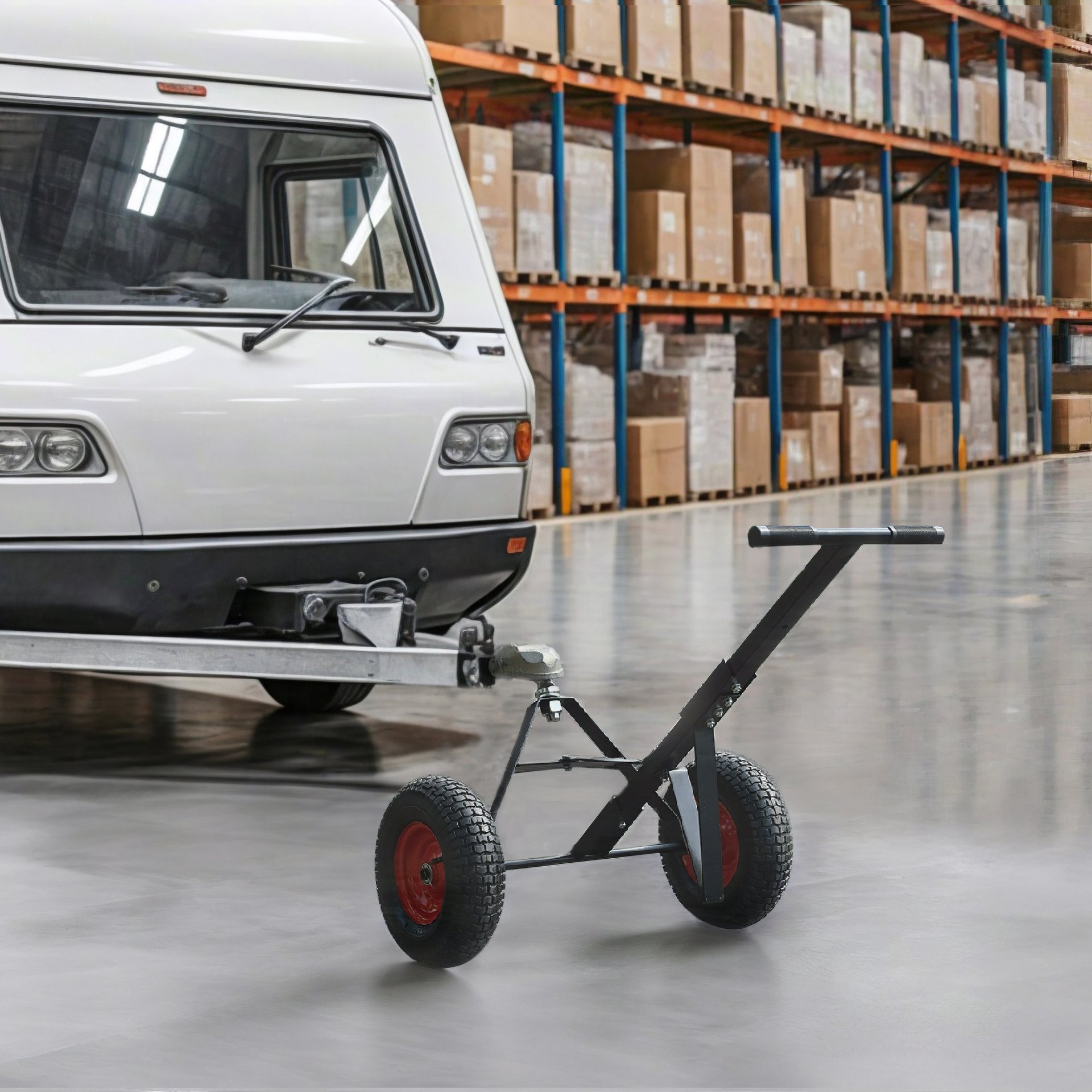 Heavy Duty Trailer Dolly With 2" Ball 1000 Lb Capacity For Easy Mobility - Black - Image 14