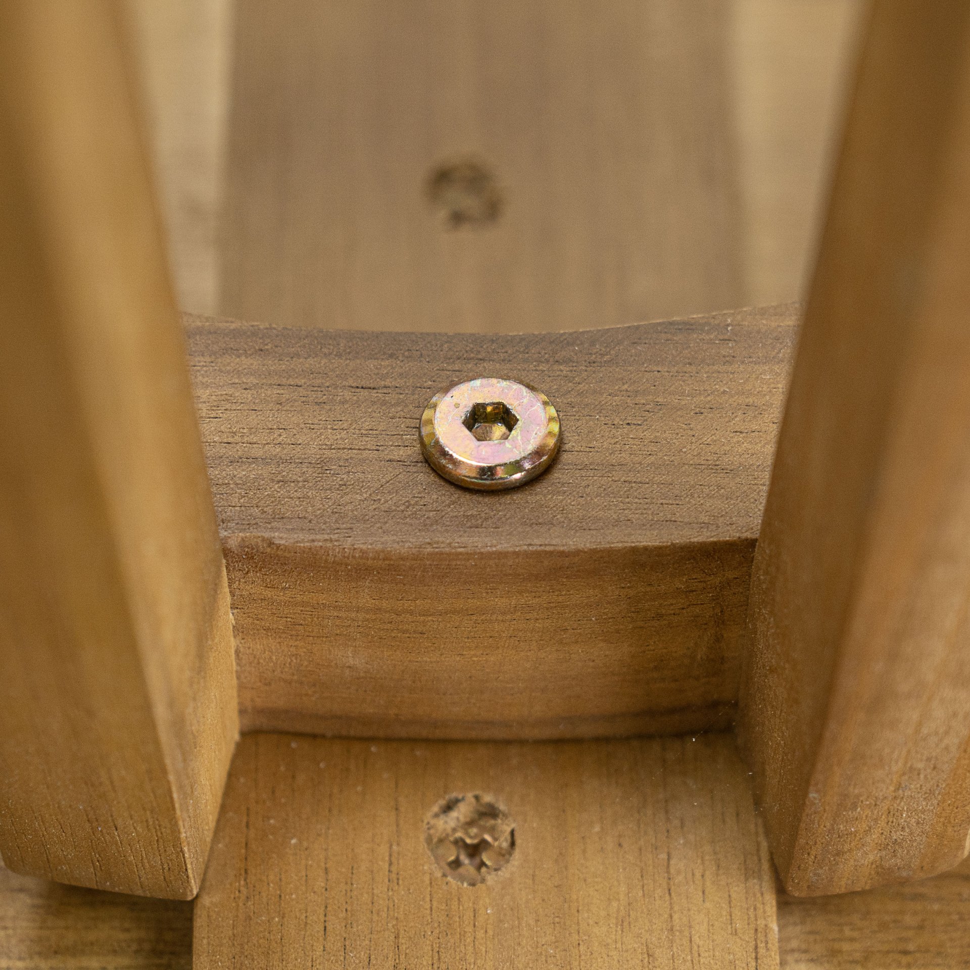 Outdoor Round Top Dining Table, Round Bistro Table - Teak - Image 9