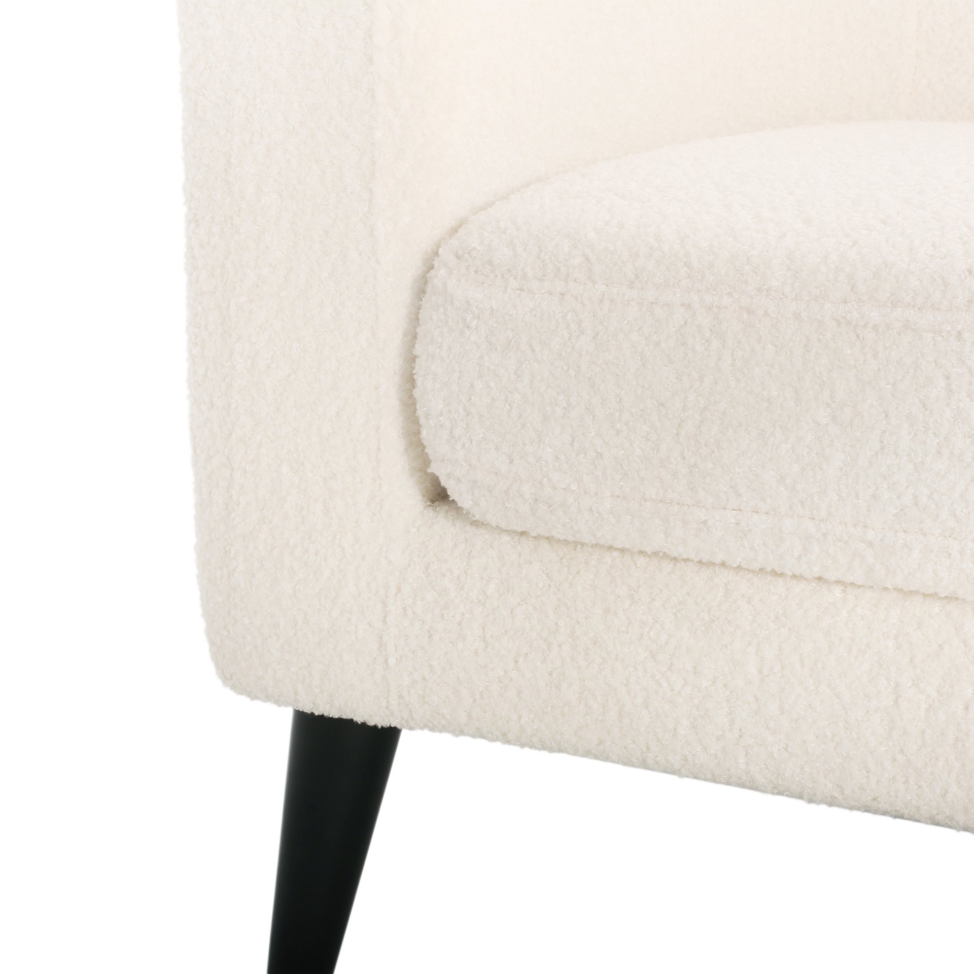 Modern Design Style Loveseat - White - Image 10