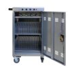 Mobile Charging Cart For Tablets Laptops 35 Device Capacity Matt Silver Metal - Silver - Image 10