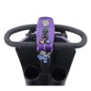 Max Plus - 4 Wheels Outdoor Compact Mobility Scooter With 2 Pieces X 20Ah Lead Acid Battery, 16 Miles, Cup Holders & USB Charger Port - Dark Purple - Image 6