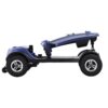 Max Plus - 4 Wheels Outdoor Compact Mobility Scooter With 2 Pieces X 20Ah Lead Acid Battery, Max Driving Range 16 Miles With Cup Holders & USB Charger Port - Blue - Image 6