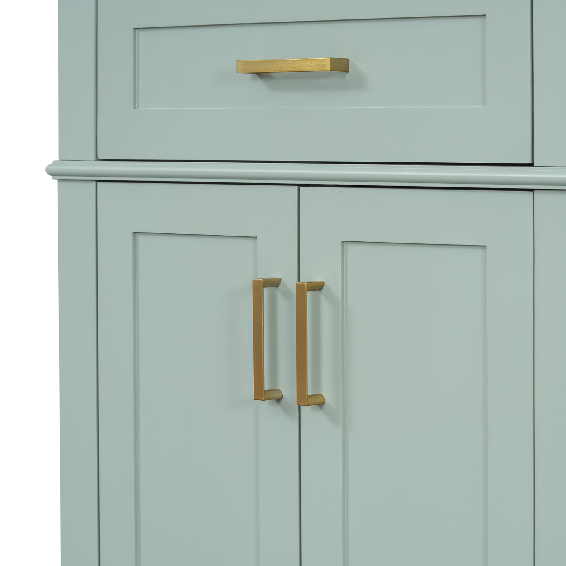 36" Bathroom Vanity With Sink, Soft Close Doors, And Storage Drawers - Green - Image 17
