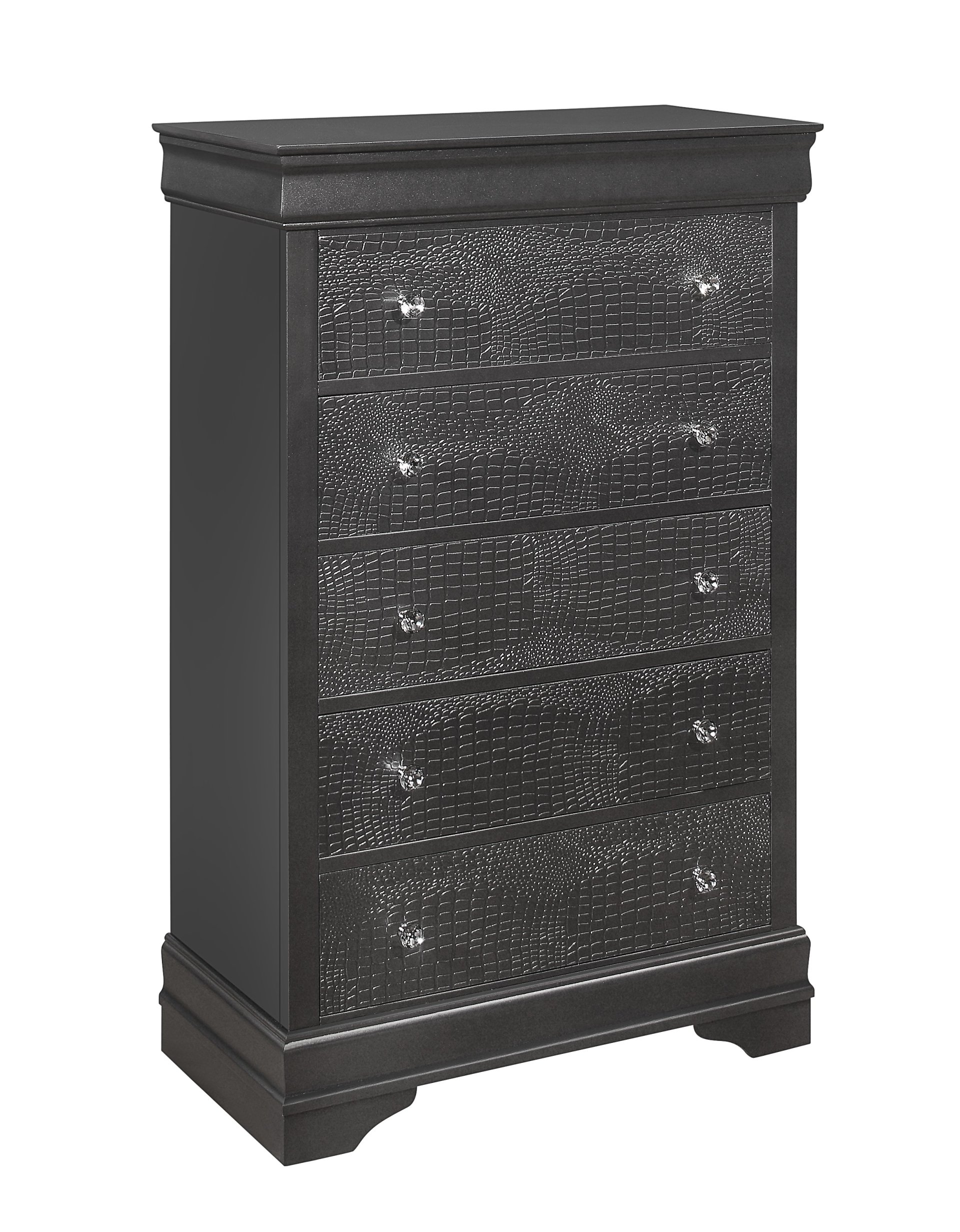 Shaker - Crocodile Chest - Metallic Gray - Image 8