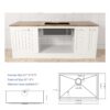 28" Single Bowl Undermount Sink With 9" Deep Basin - Gunmetal Black - Image 3