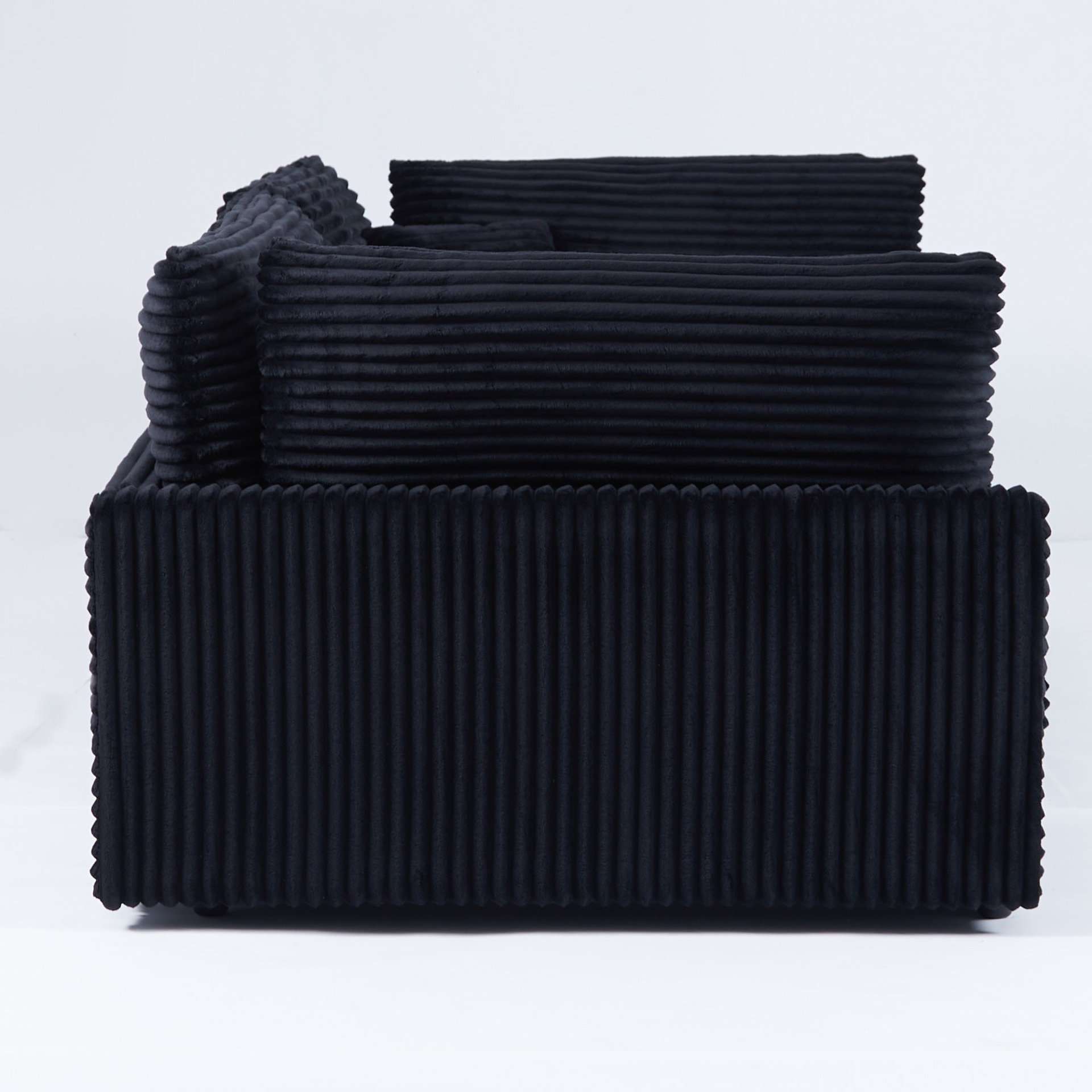 2 Throw Pillows, Four Backrests, Opening Up A New Style For The Living Room's Casual Area - Black - Image 12