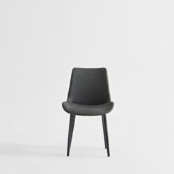 Dining Table Set, Chairs (Set of 2) - Gray