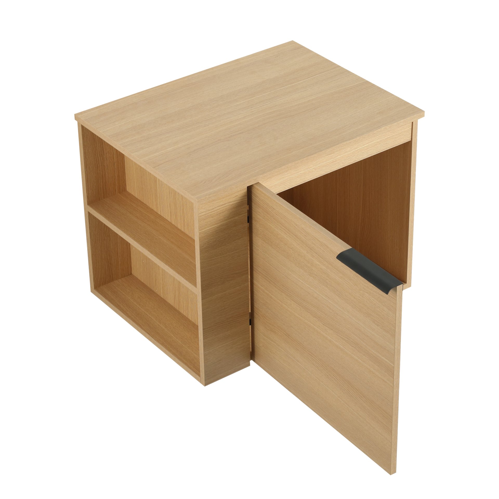 Modern Bathroom Vanity, Cabinet Set Without Sink - Oak - Image 15