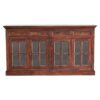 Large Glazed Sideboard - Cherry - Image 13