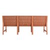 1 Piece Indoor / Outdoor 3 Seater Sofa, UV Resistant, Waterproof And Durable - Apricot Brown - Image 13