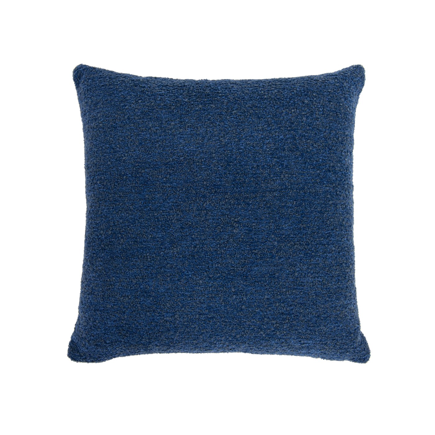 Astrid - Square Accent Throw Pillow Cover With Feather Insert - Cerulean Blue - Image 3