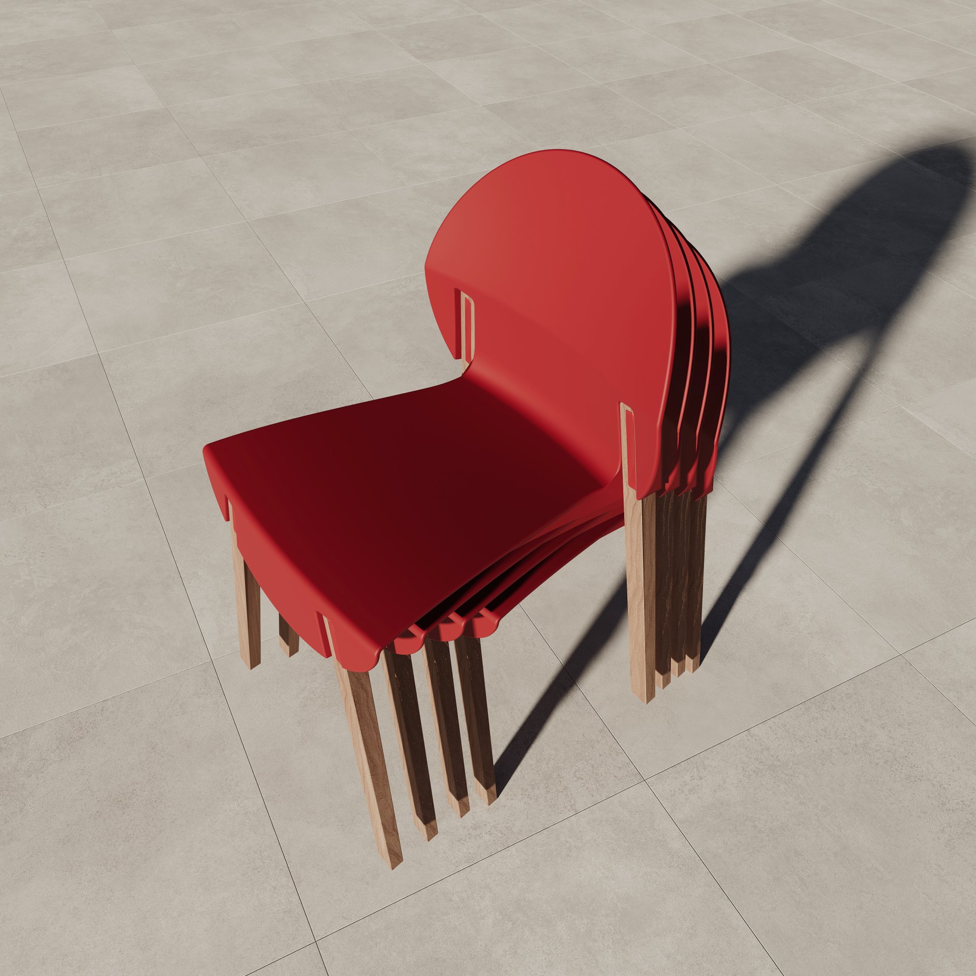 4 Piece Set Of Single Chairs With A Design Combining Modern And Traditional Elements, Durable And Comfortable - Crimson - Image 20