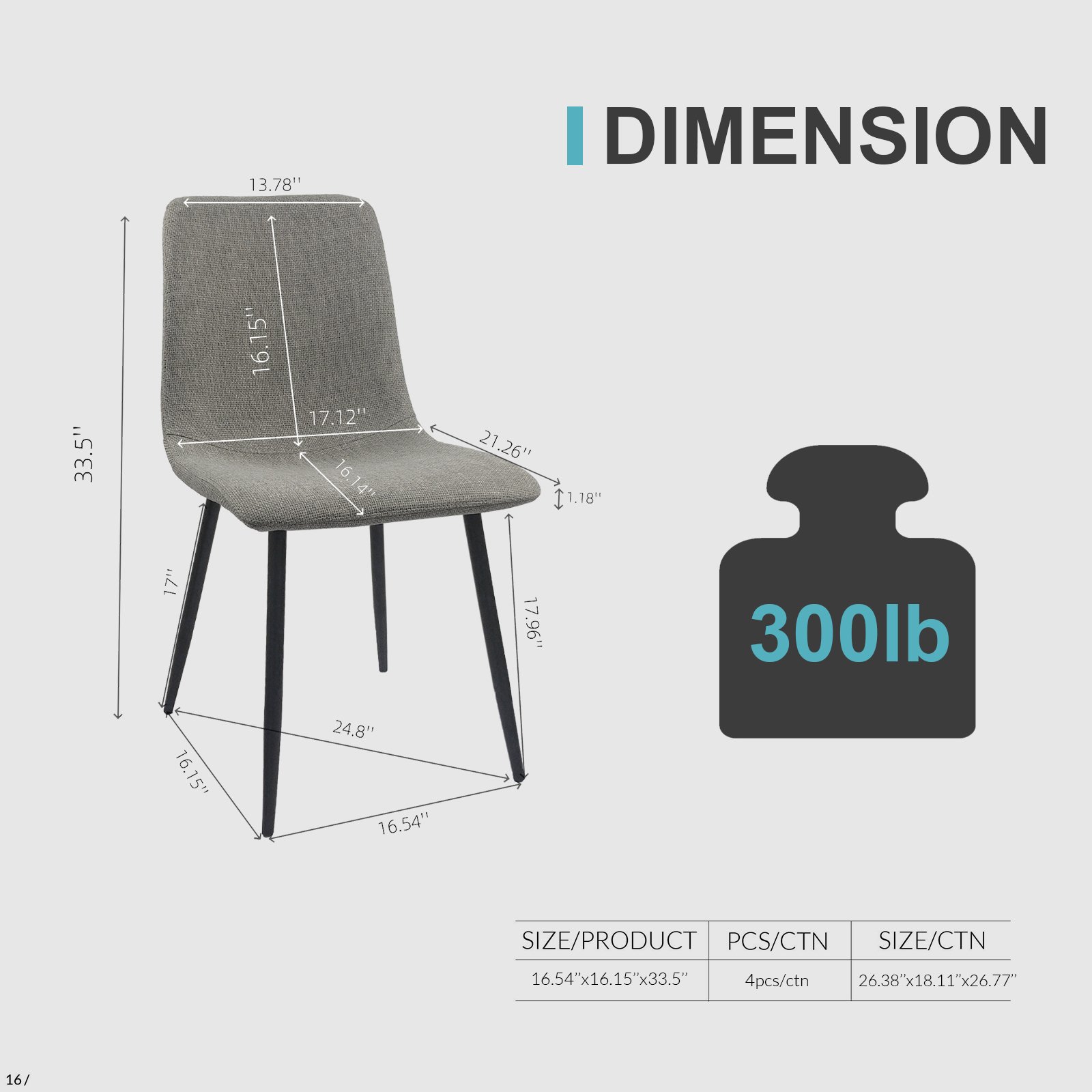 Modern Extendable Dining Table And Chair Set, Elegant Table Chairs, Metal Base - Gray / White - Image 21