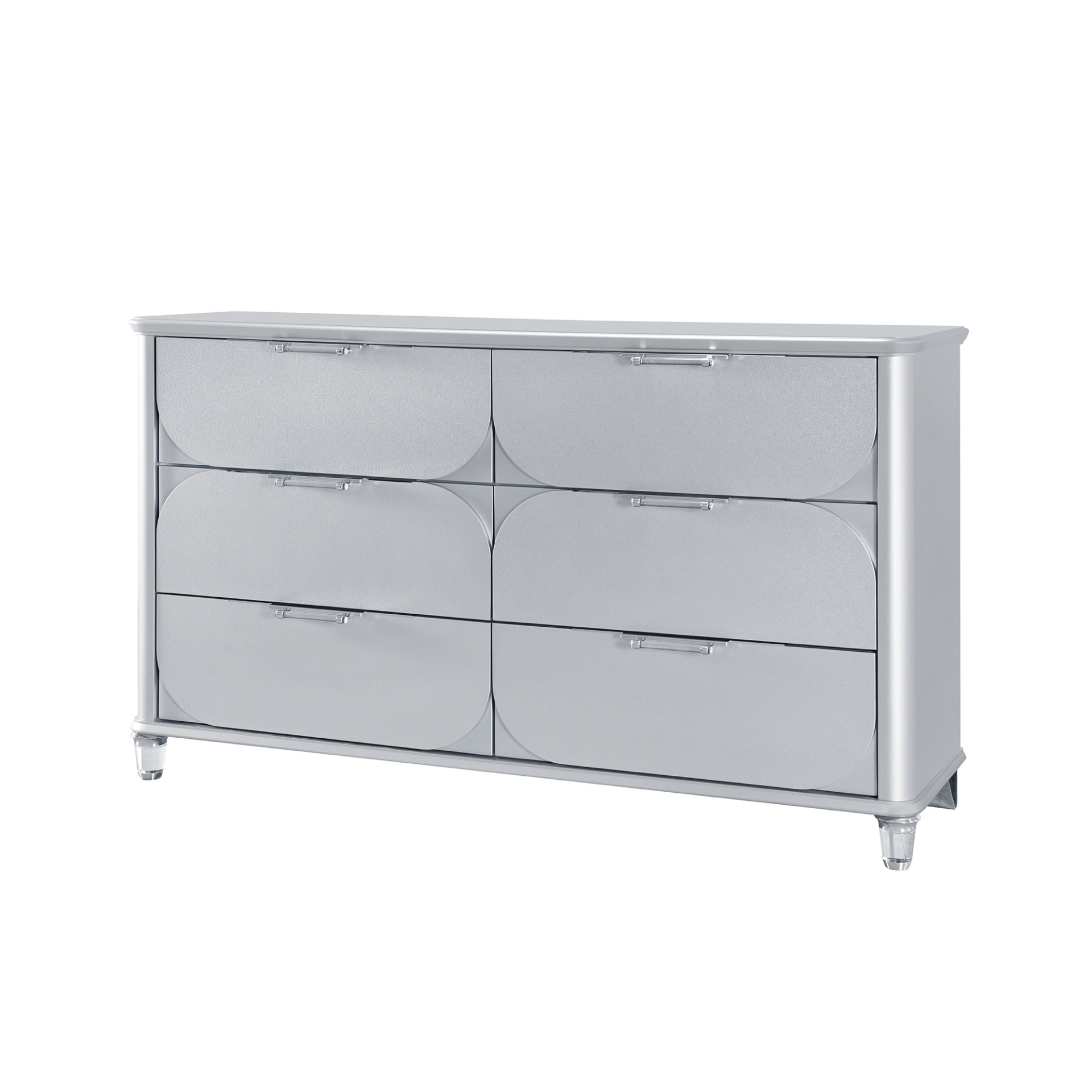 Laura - Dresser With Spacious Drawers - Silver - Image 4
