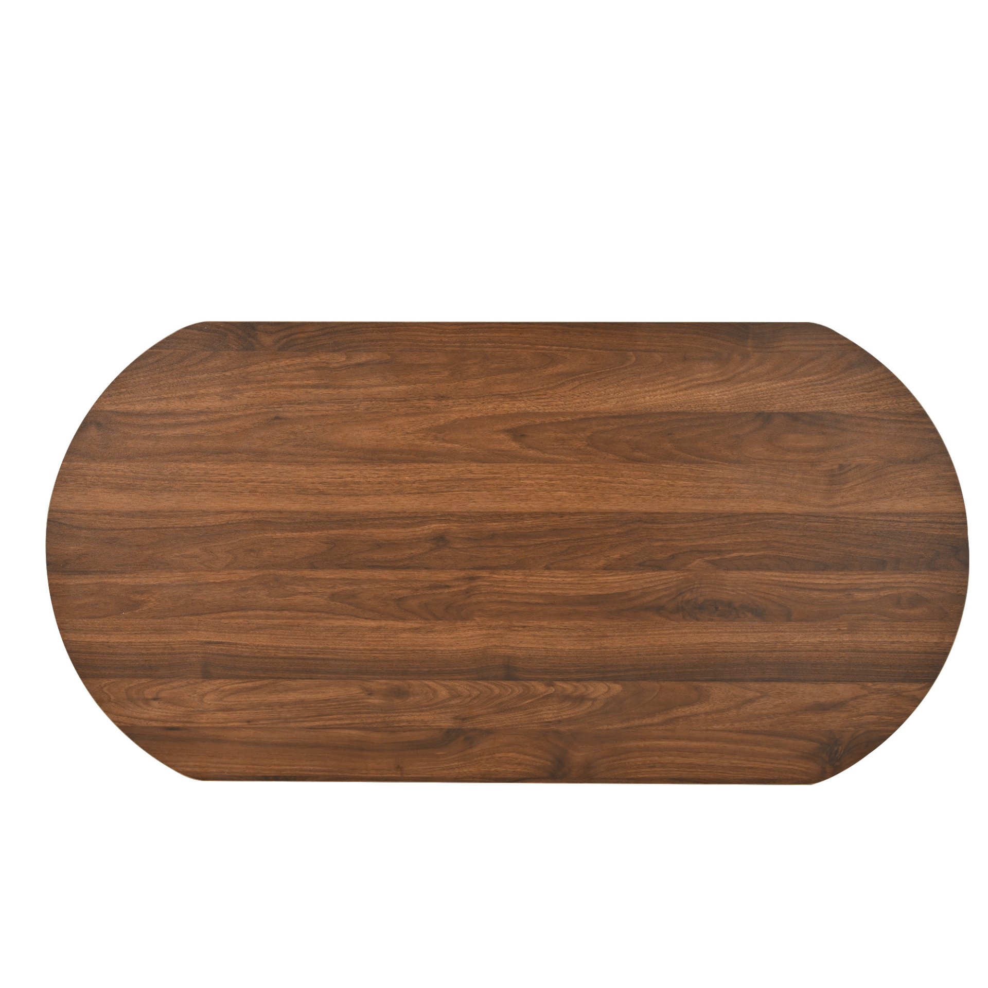 Lift Top Coffee Table With Hidden Compartment, Modern Oval Lift Tabletop For Home Living Room - Brown - Image 14