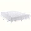 10" Twin Mattress, Innerspring Hybrid With Gel Foam For Motion Isolation, Pressure Relief & Edge Support - White - Image 7