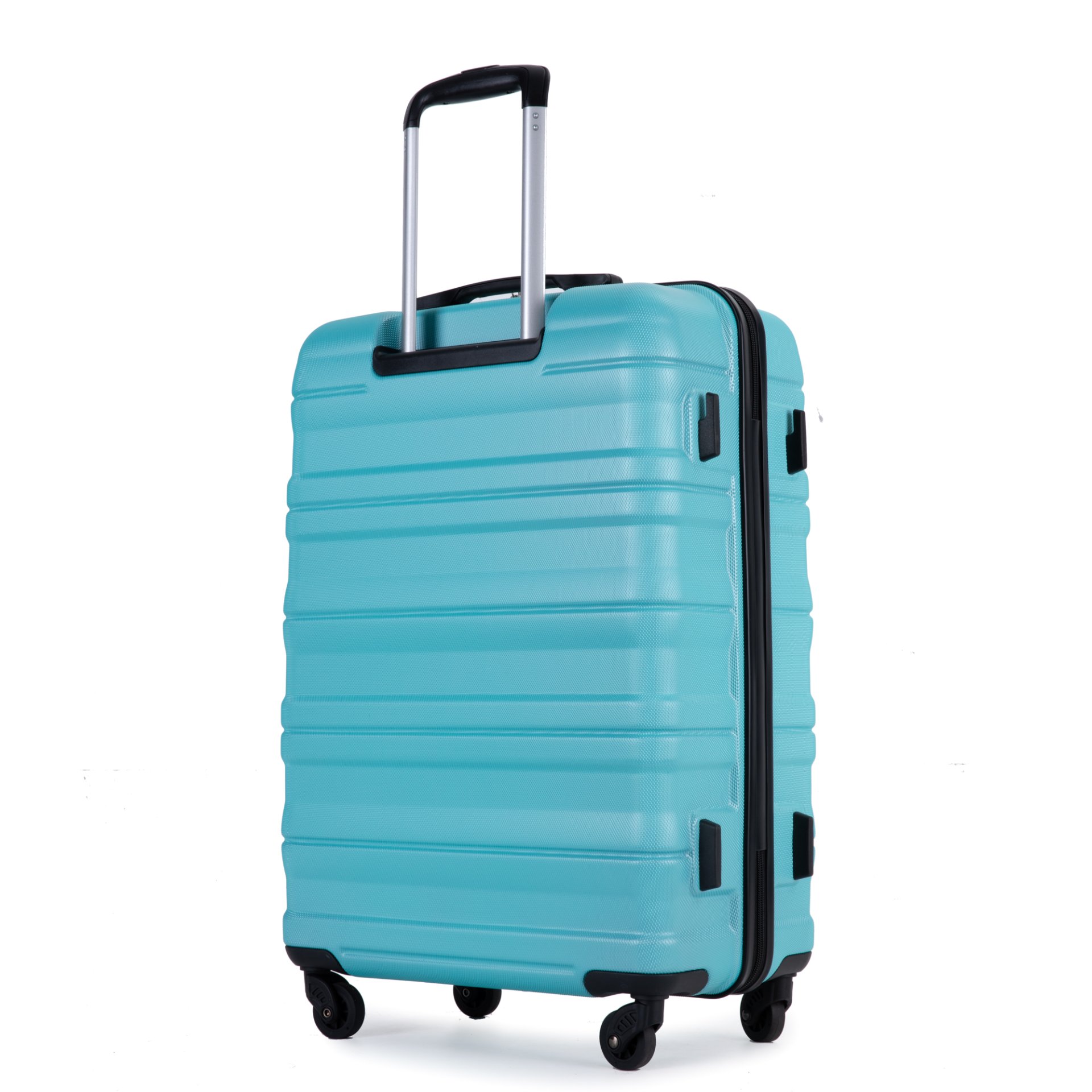 Expandable 3 Piece Luggage Sets Pc Lightweight & Durable Suitcase With Two Hooks, Spinner Wheels, Tsa Lock, (21/25/29) - Aqua Blue - Image 11