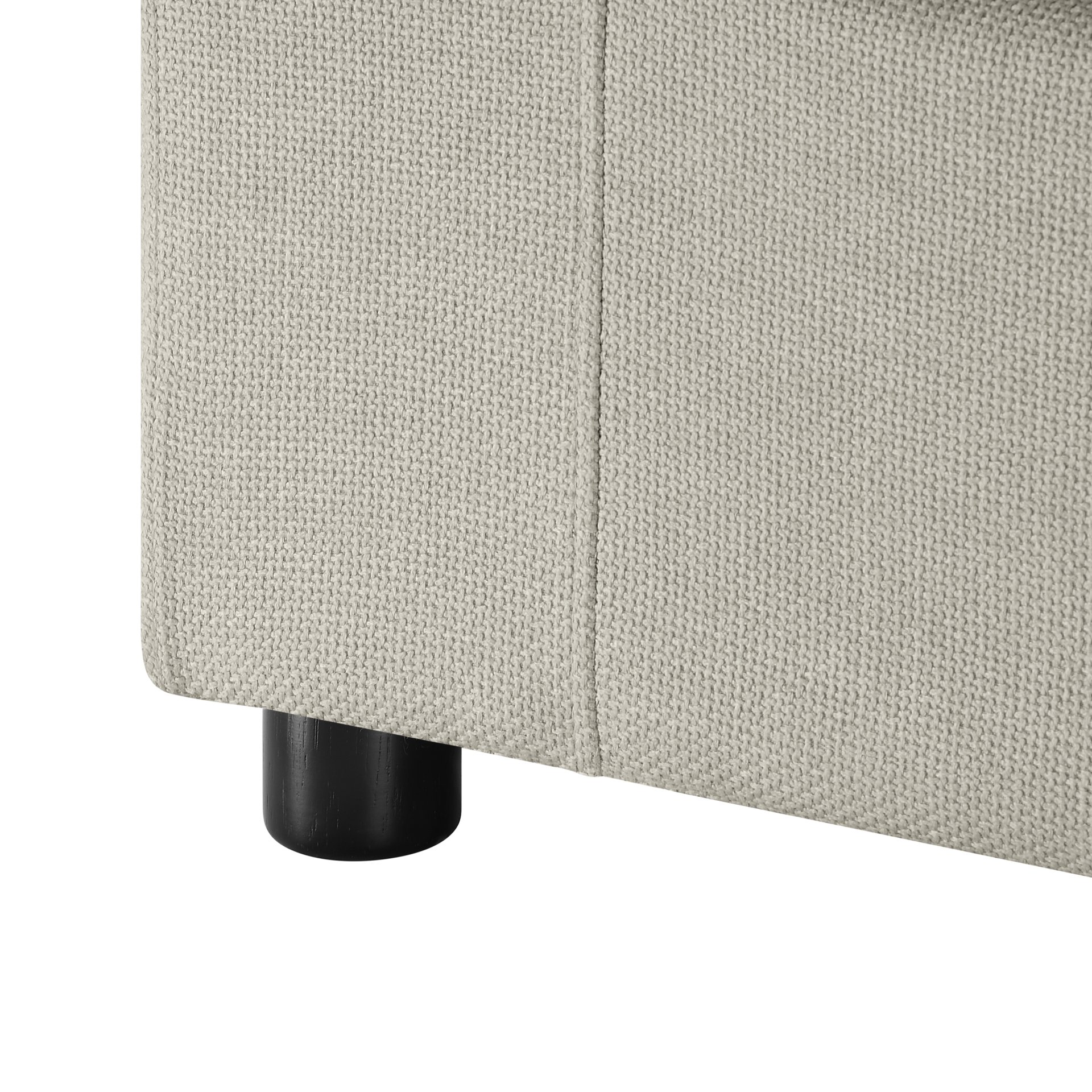 Cassandra - Corner Wedge Chair - Beige - Image 5