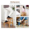2 Step Stool, Indoor / Outdoor Use - Acacia Wood - Image 7