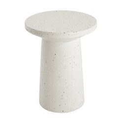 Terrazzo - Outdoor Side Table - White
