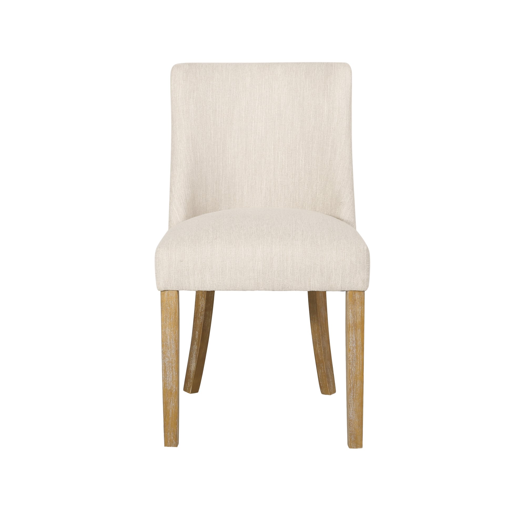 Classic Fabric Dining Chair - Beige - Image 6