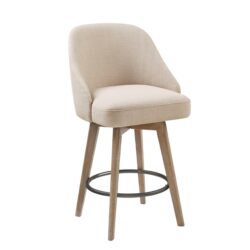 Counter Stool With Swivel Seat Function - Sand
