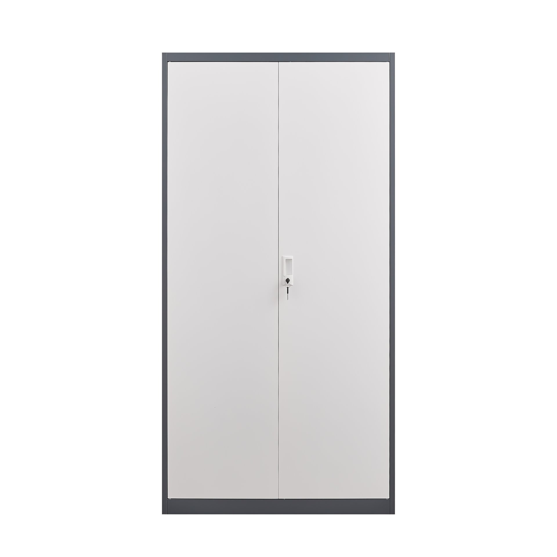 Large Capacity Wardrobe With Hanging Rod And Compartments - Grey - Image 9