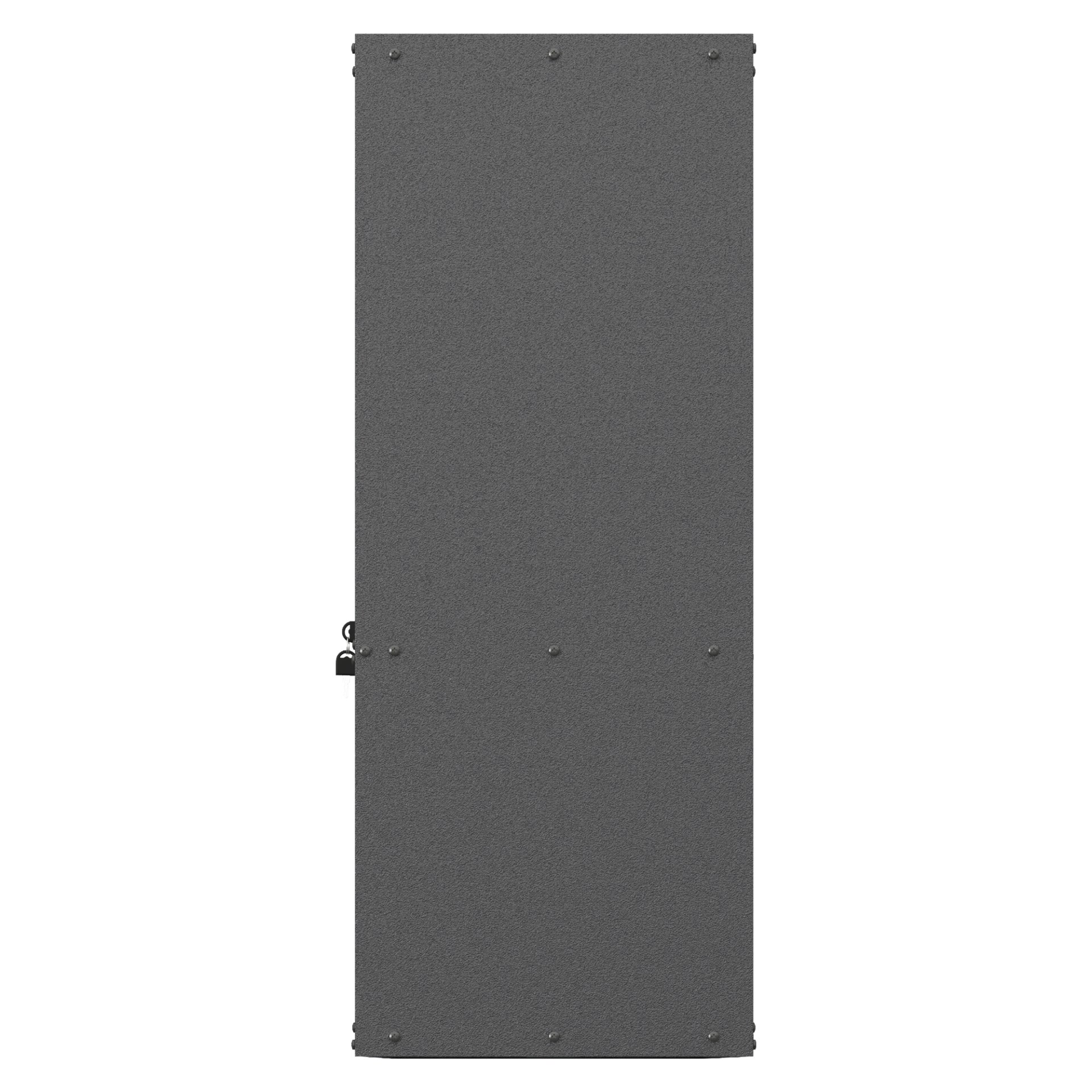 Metal Wall Mounted Tool Storage Cabinet With Locking Door, 1 Shelf, Metal - White - Image 14