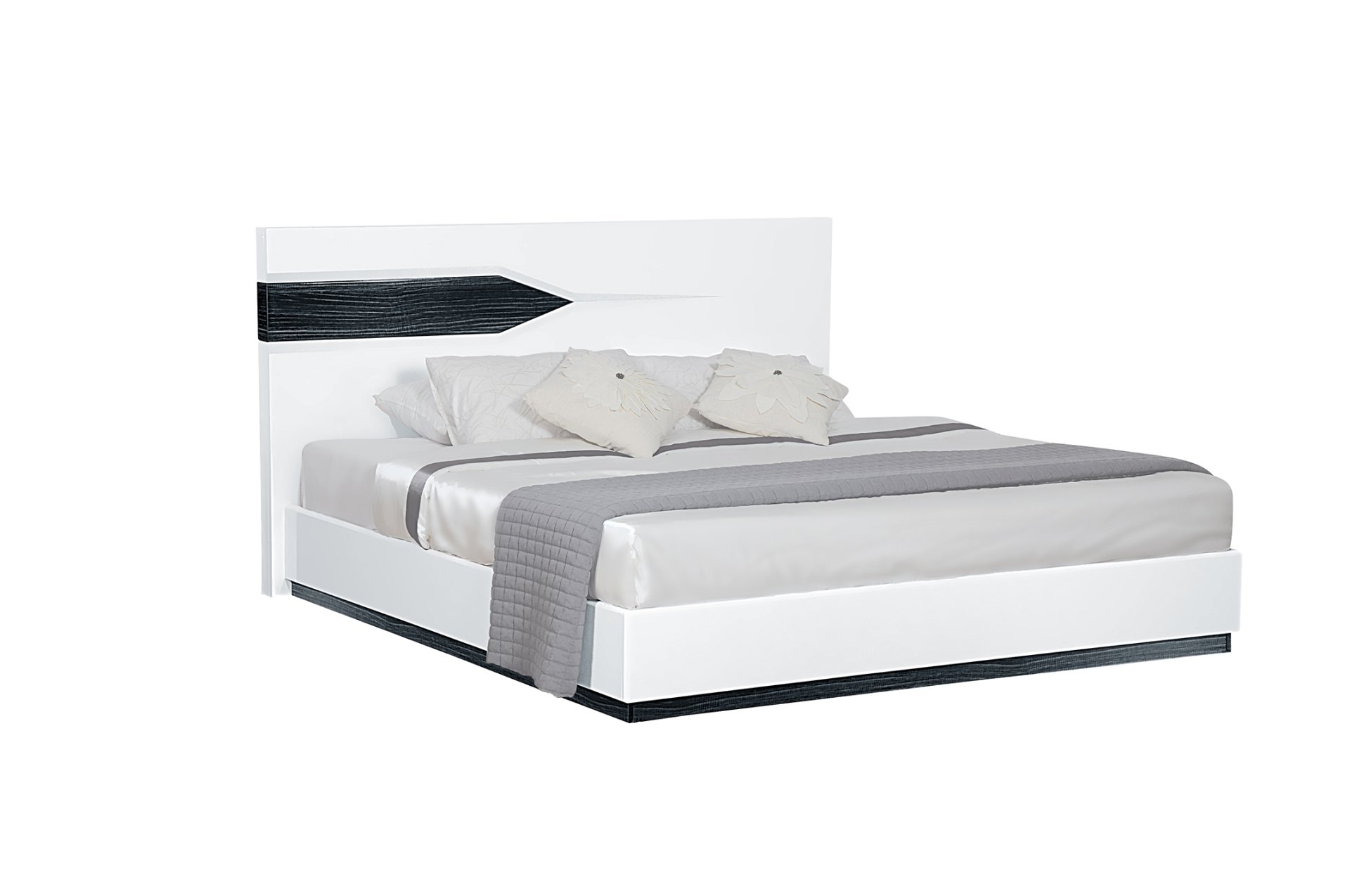 Vios - Queen Zebra Bed - White - Image 8