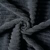 2 In 1 Foldable Sofa Plush Corduroy Sofa Convertible Floor Sofa Bed Deep Seating With Multi Functional Blanket Suitable For Living Rooms - Dark Gray - Image 20